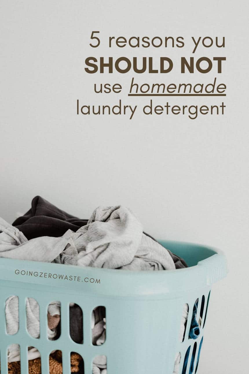 5 Causes You Should not Use Do-it-yourself Laundry Detergent