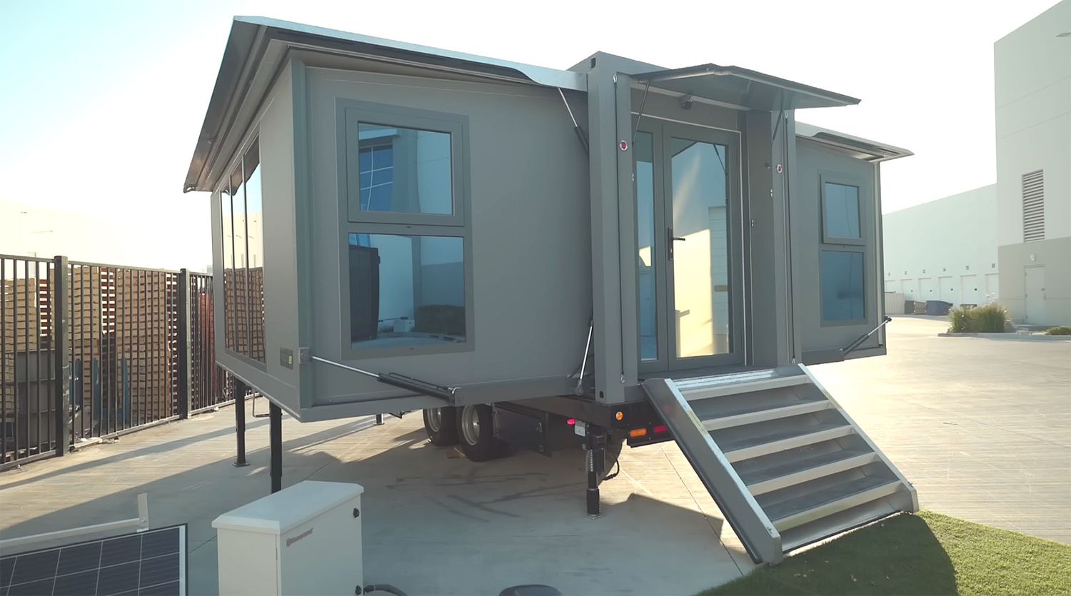 This Foldable Tiny Home Expands to twenty Toes Large